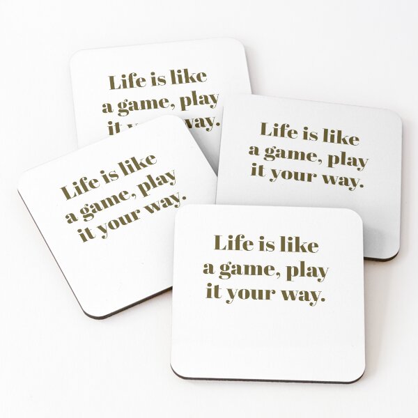 Item preview, Life is like a game design. designed and sold by Andrew Hopgood.