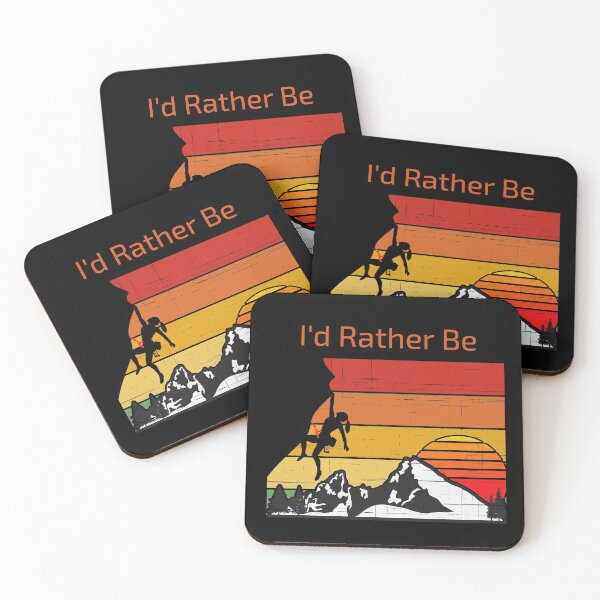 Item preview, I'd Rather Be Rock Climbing - Female designed and sold by HeatherPore.