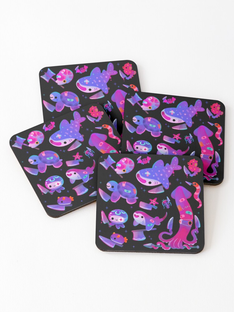 Pokemon Purple Coasters