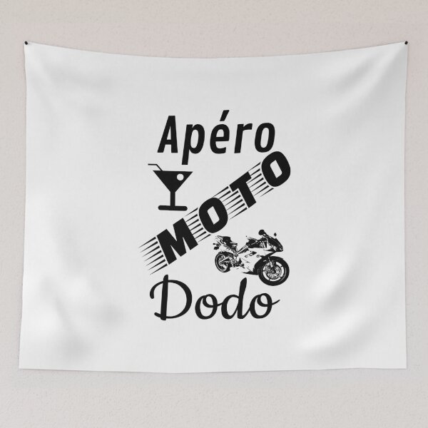 Item preview, MOTO apero moto dodo humor gift for white background designed and sold by sex-sansbol.