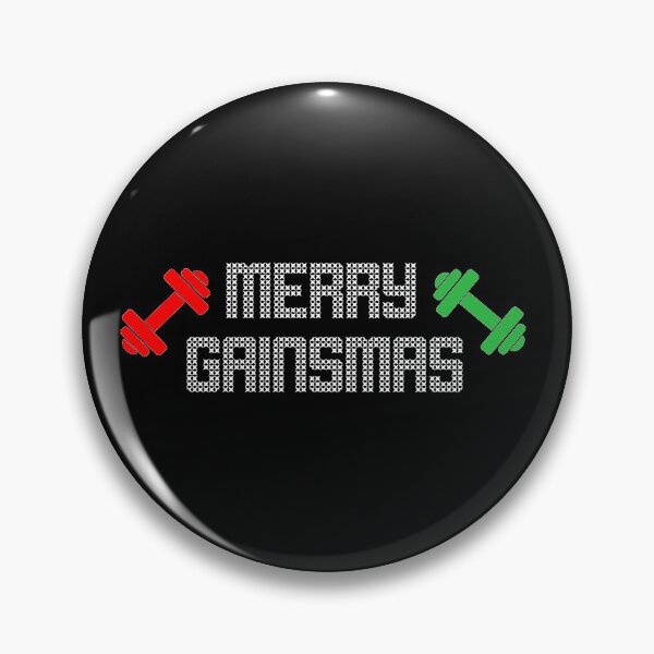 Item preview, Merry Gainsmas Christmas Weightlifting Powerlifting Bodybuilding designed and sold by liftingbros.