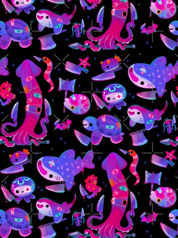 Stabby marine life by pikaole