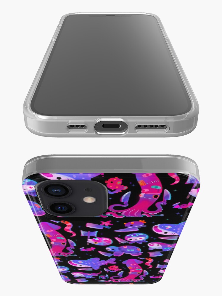 Alternate view of Stabby marine life iPhone Case & Cover