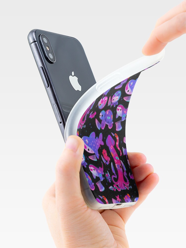 Alternate view of Stabby marine life iPhone Case