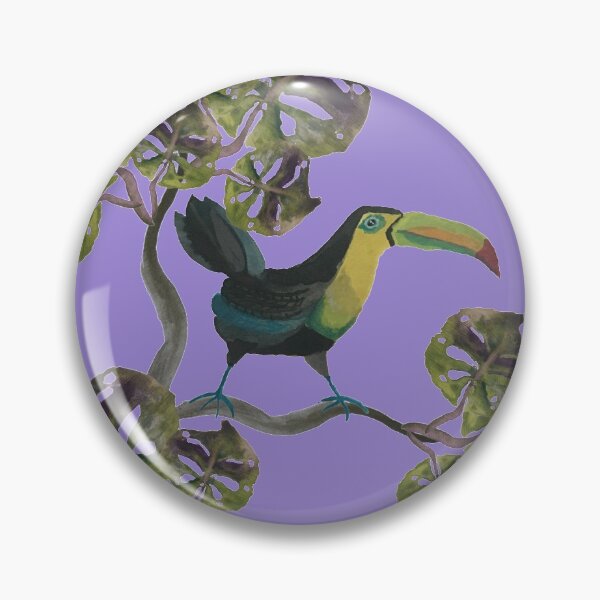 Item preview, Toucan on purple designed and sold by BeataKarlik.