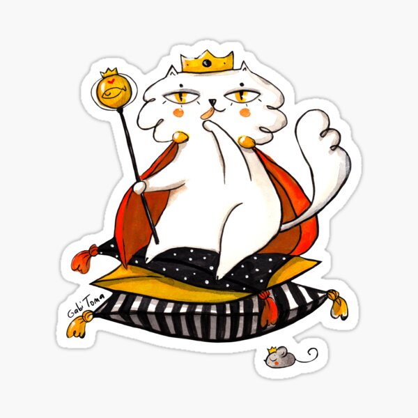 Cat Queen Sticker
