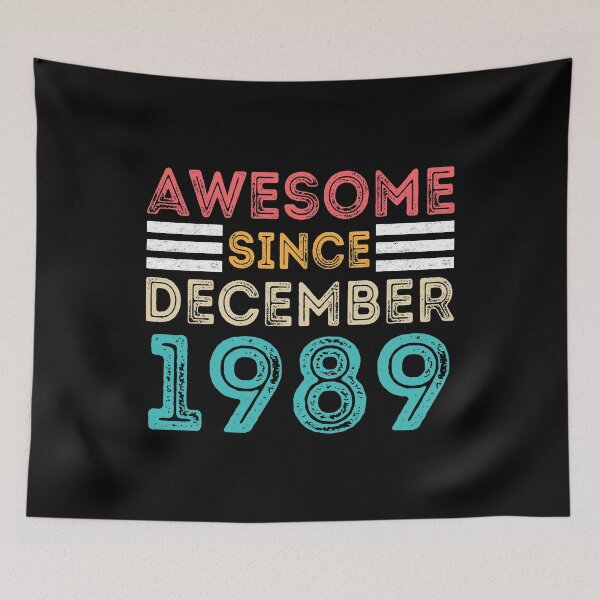 Item preview, Retro Vintage 31st Birthday - Awesome Since December 1989 designed and sold by meedTee.