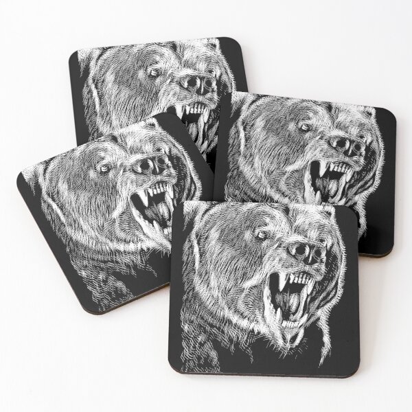 Item preview, angry Grizzly  designed and sold by itchingink.