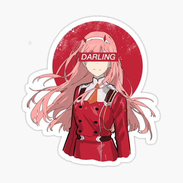 zero two supreme stickers redbubble