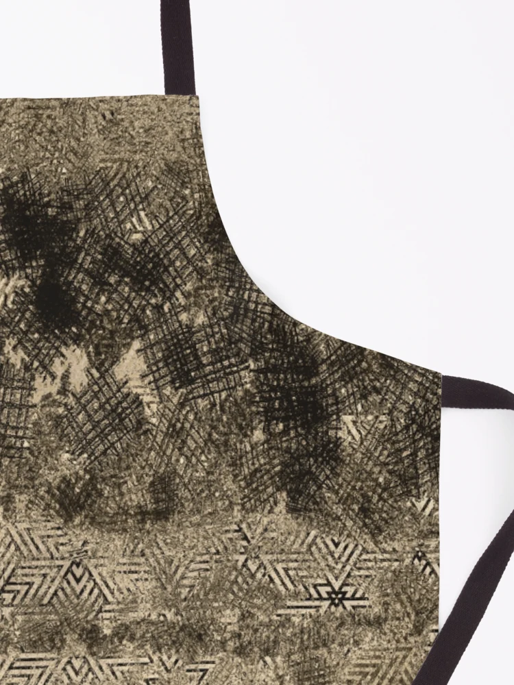 Thumbnail 3 of 6, Apron, Cryptic Sand Drawings Pattern designed and sold by HansBlame.