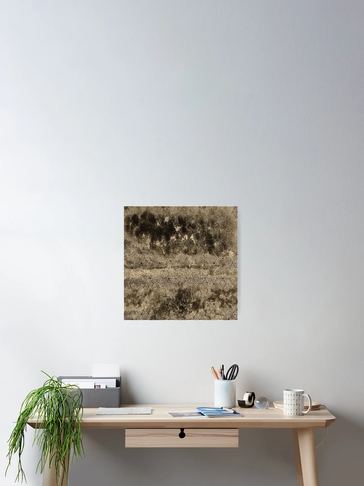 Thumbnail 2 of 3, Poster, Cryptic Sand Drawings Pattern designed and sold by HansBlame.