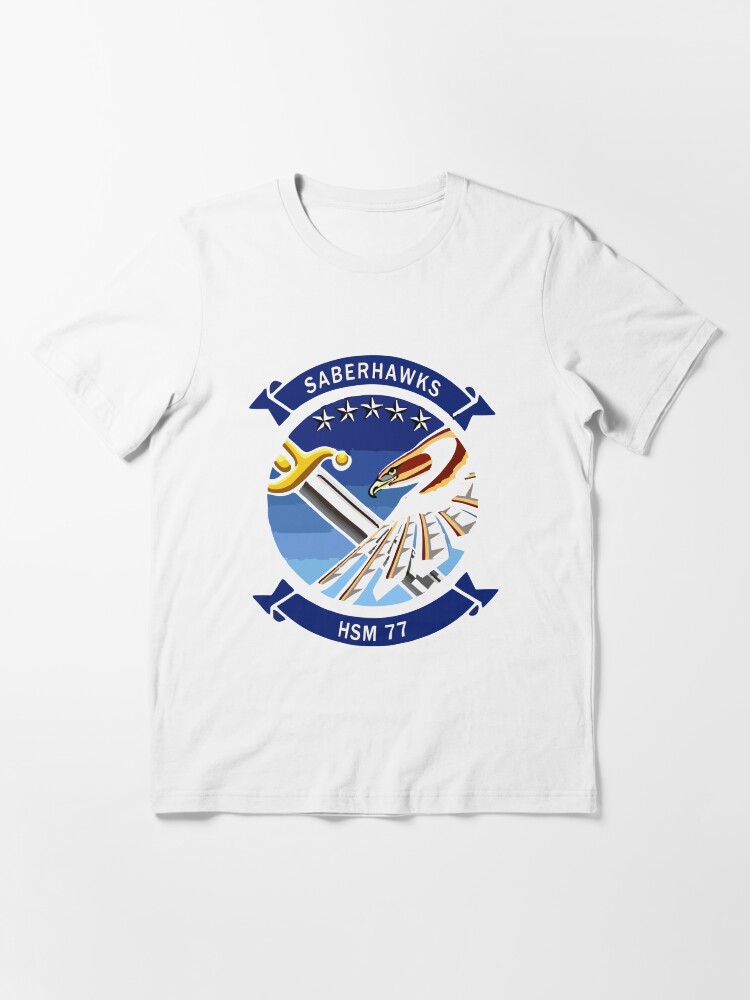 Alternate view of Model 50 - HSM77 - SaberHawks Essential T-Shirt