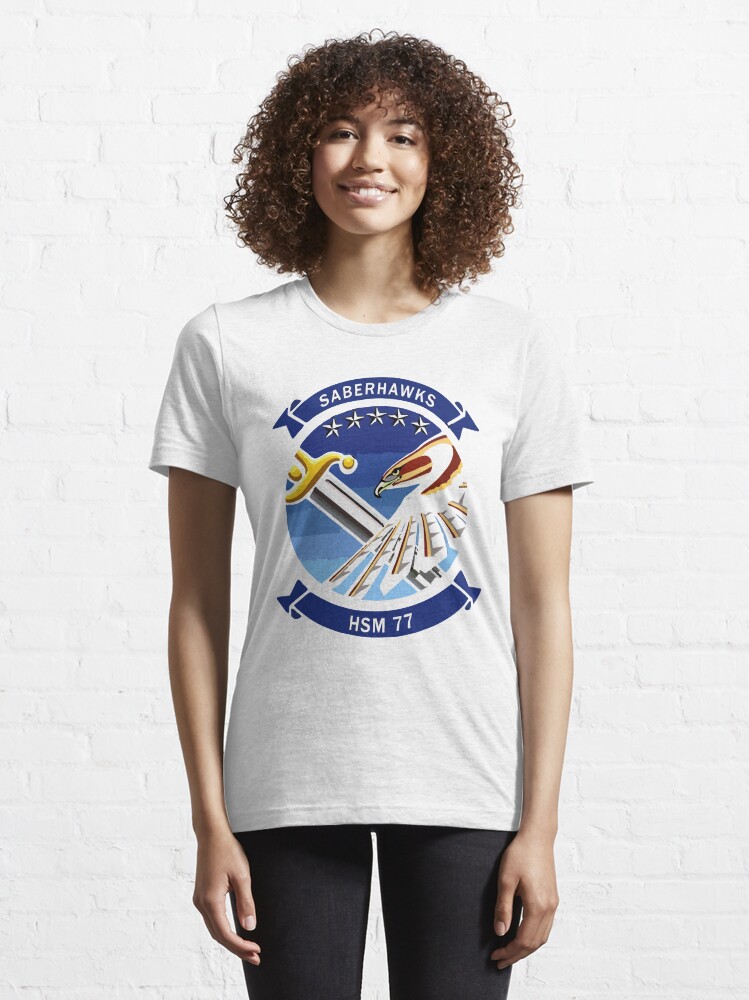 Alternate view of Model 50 - HSM77 - SaberHawks Essential T-Shirt