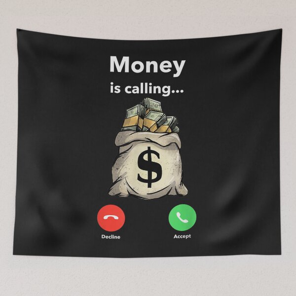 Item preview, Money Calling Gang Ster Entrepreneur Christmas Hip Hop designed and sold by turiiamon.