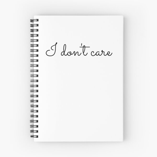 Item preview, I don't care designed and sold by blossomgirl33.