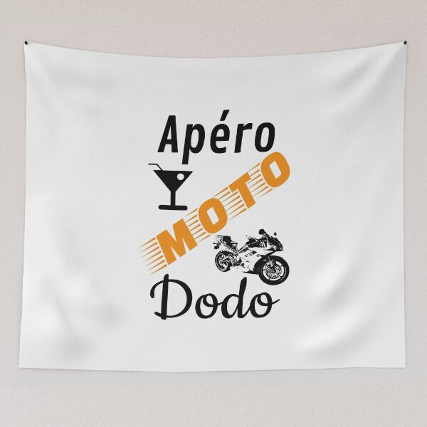 Item preview,   apero moto dodo humor gift for orange white background designed and sold by sex-sansbol.