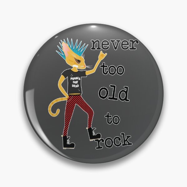 Item preview, Never too old to rock designed and sold by uncutcreations.
