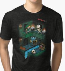 Through the dungeon Tri-blend T-Shirt