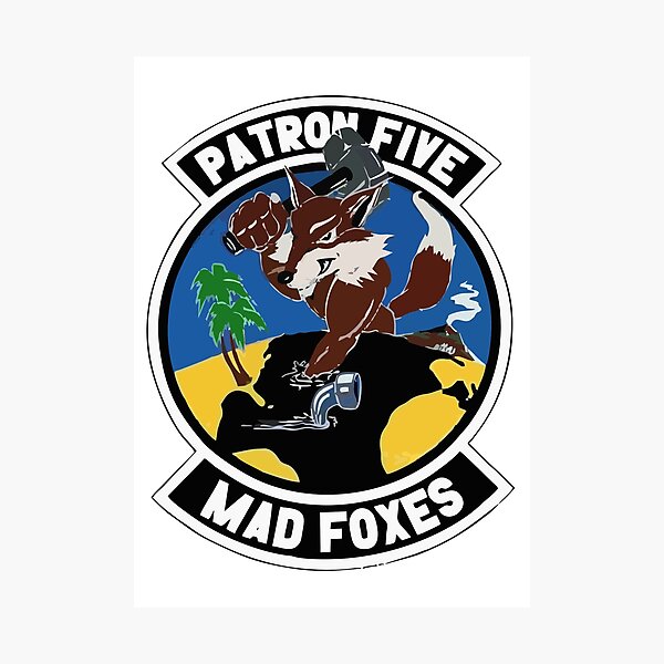 Model 49 - Patrol Squadron FIVE (VP-5) - Mad Foxes Photographic Print
