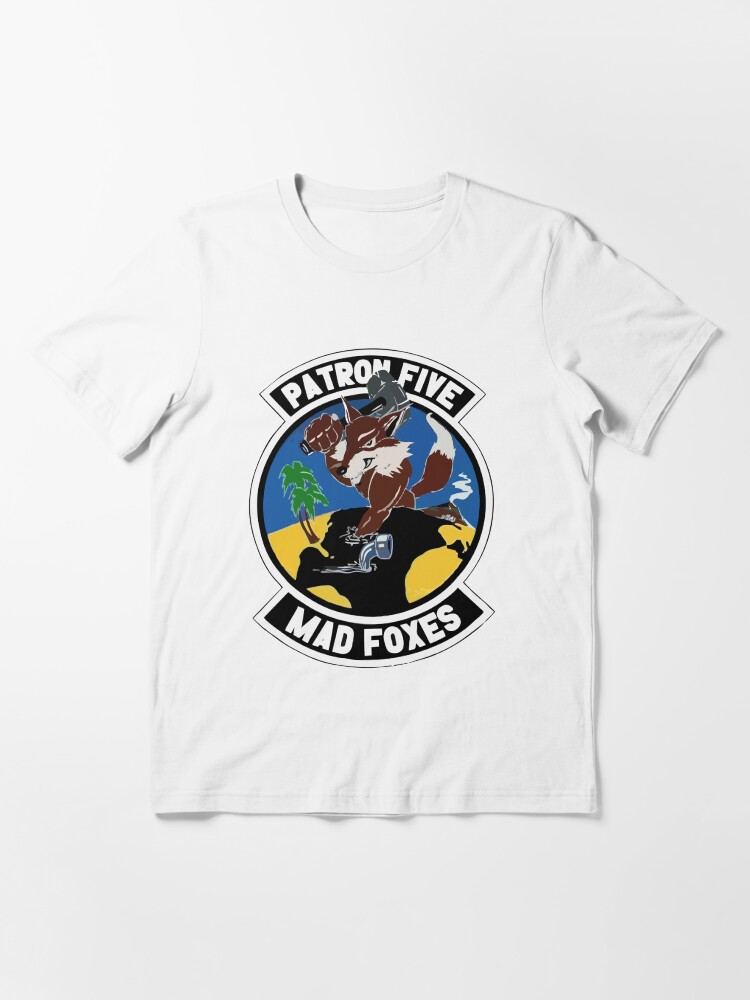 Alternate view of Model 49 - Patrol Squadron FIVE (VP-5) - Mad Foxes Essential T-Shirt