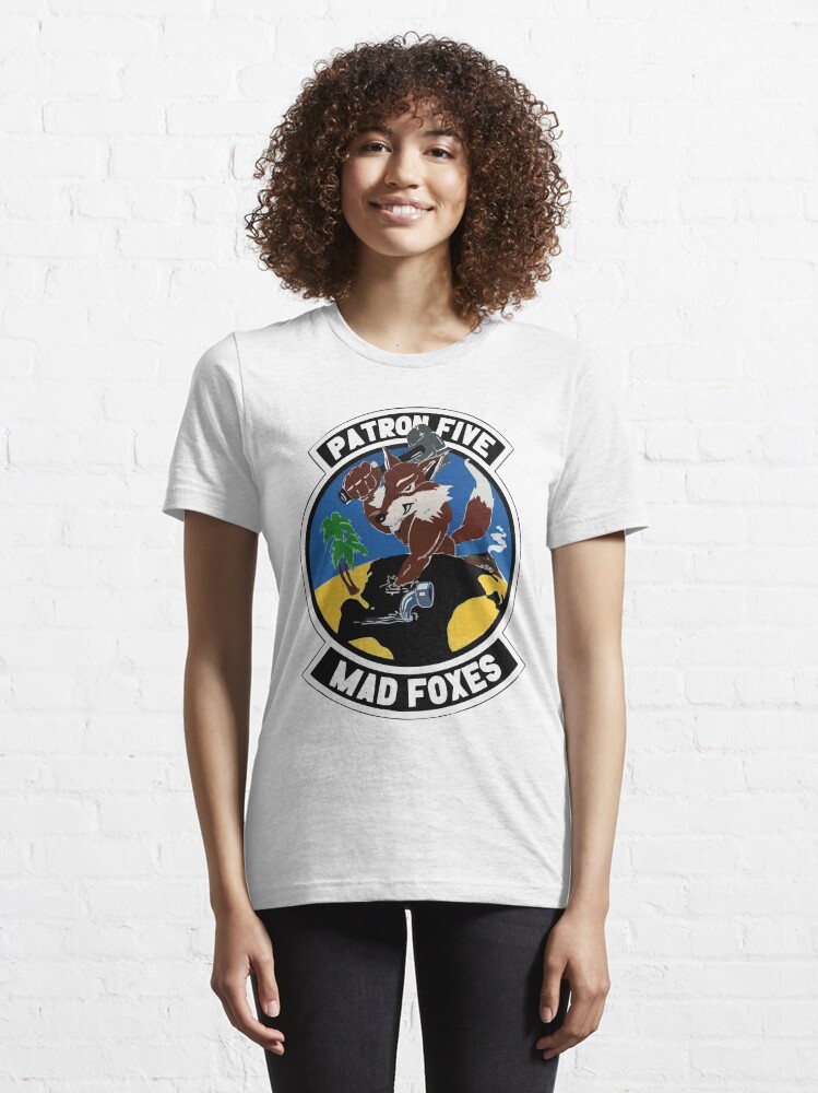 Alternate view of Model 49 - Patrol Squadron FIVE (VP-5) - Mad Foxes Essential T-Shirt