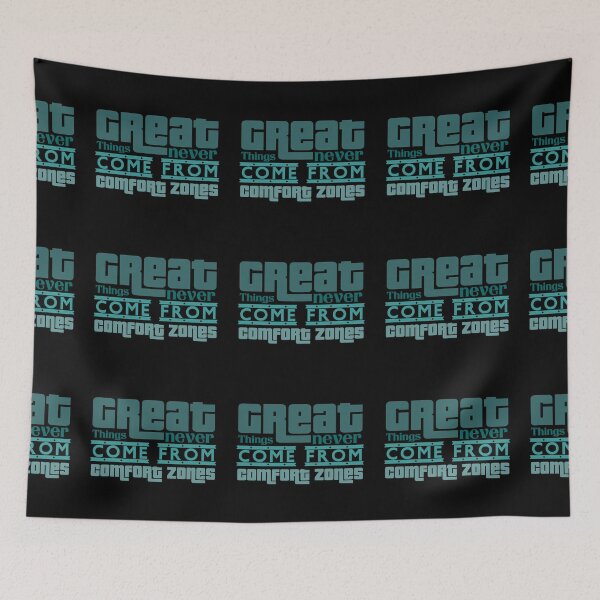 Item preview, Great things never come from comfort zones posters designed and sold by EmotionArt.