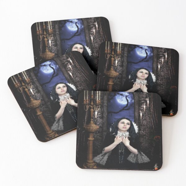 Item preview, Lady Mara, Vampire Castle designed and sold by The Mysterious Domain Alyne Whiteswan Fine Art Prints and Merch.