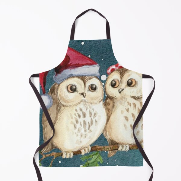 Item preview, Cute owl couple, merry Christmas designed and sold by Boss Bubble.