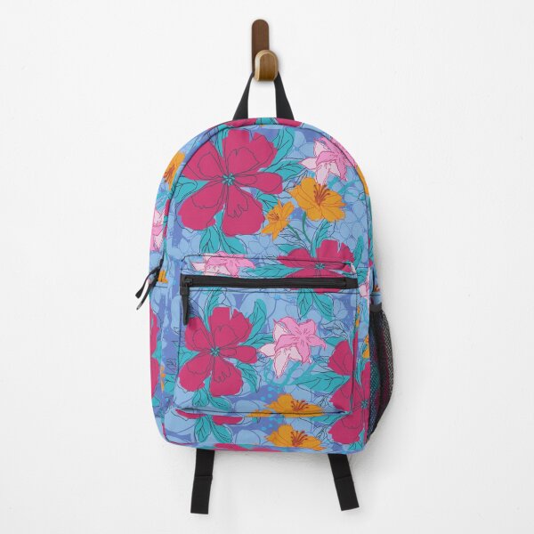Item preview, Love for blue and pink Floral Garden  designed and sold by Corina Jerin.