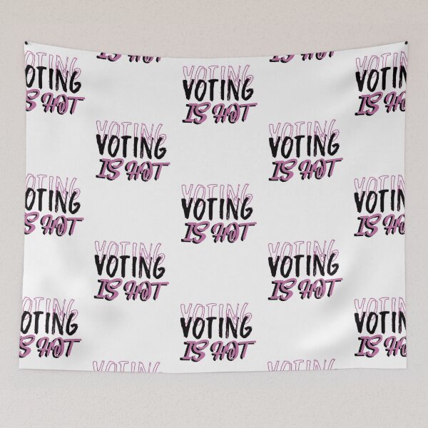 Item preview, Voting Is Hot designed and sold by BasicWear.