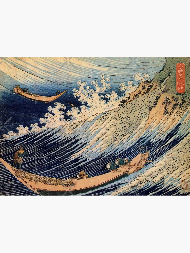 Unique Wall Art, Bedroom Decor Teens, Hokusai's Japanese Great