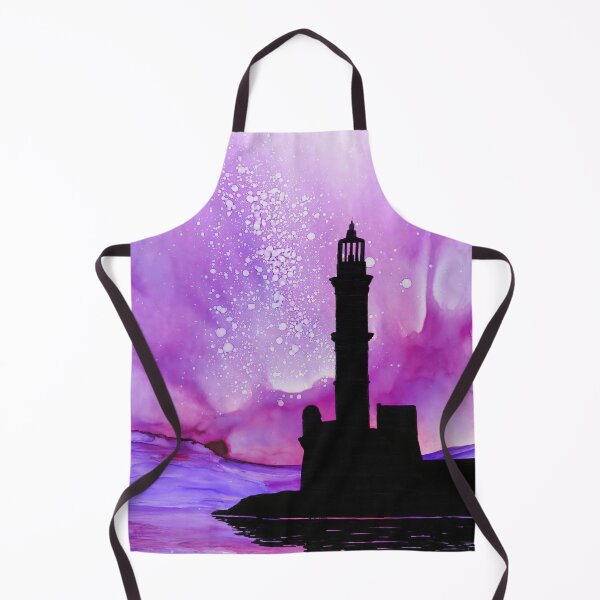Item preview, Colorful lighthouse painting by Minisa Robinson designed and sold by MinisaRobinson.