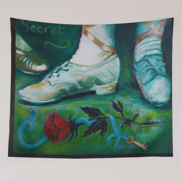 Item preview, Le Secret designed and sold by The Mysterious Domain Alyne Whiteswan Fine Art Prints and Merch.