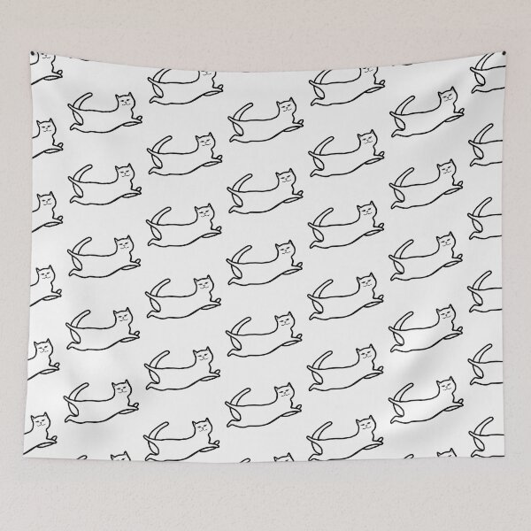 Item preview, A cute little kitty with its belly exposed designed and sold by Lavenderbuttons.