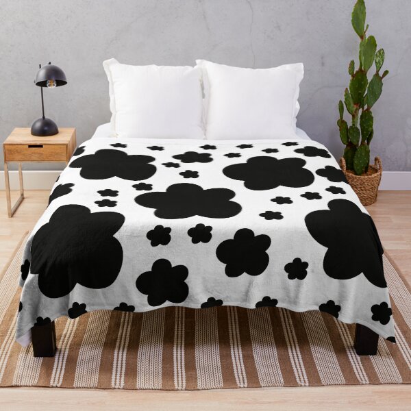 Item preview, Black and white flower pattern designed and sold by SJAPhoto.