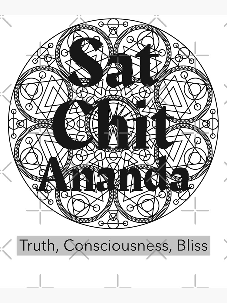 Disover Sat Chit Ananda - Truth Consciousness Bliss Premium Matte Vertical Poster