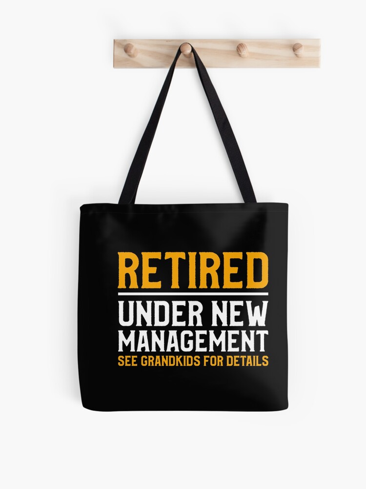 Por una vez jubilados pensionista bolsa de tela sustancia bolso camilla bolsa bolsa de compras 