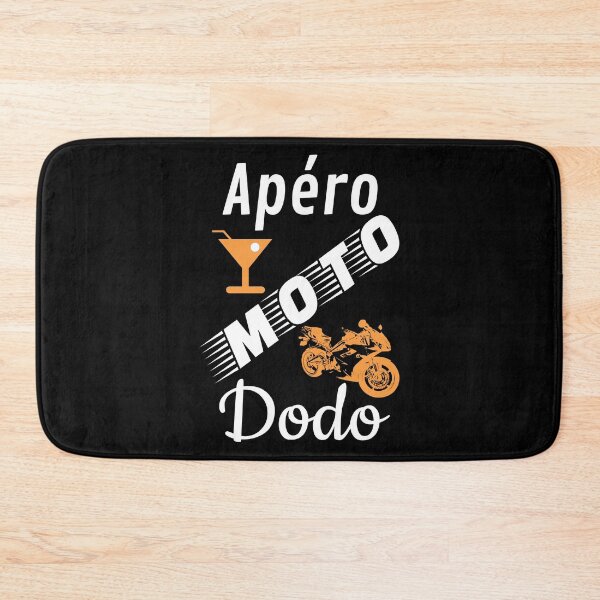 Item preview, apero moto dodo humor gift for orange black background designed and sold by sex-sansbol.
