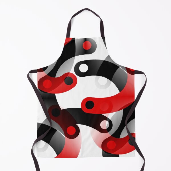 Item preview, Wiggle Room - Minimalist Abstract - Black, White, Red, Gray designed and sold by MellowCat.