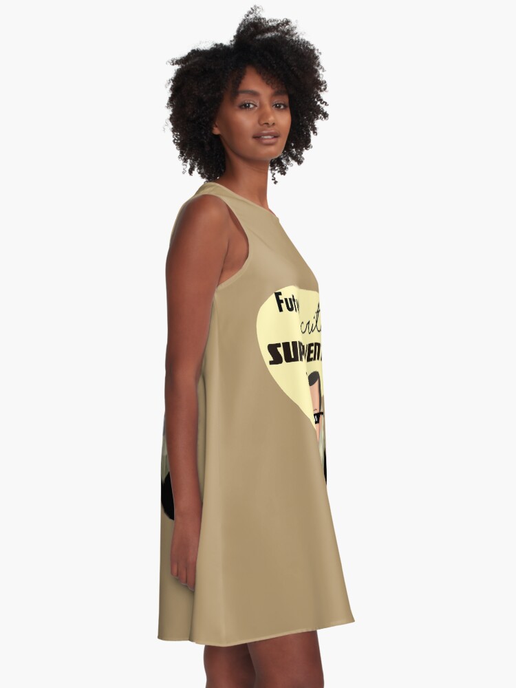 Vista alternativa de Vestido acampanado Futuro escritor superventas ever