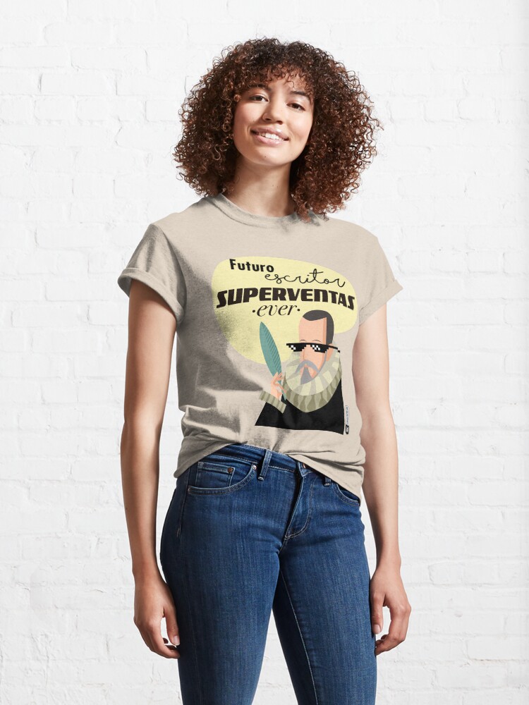 Vista alternativa de Camiseta clásica Futuro escritor superventas ever