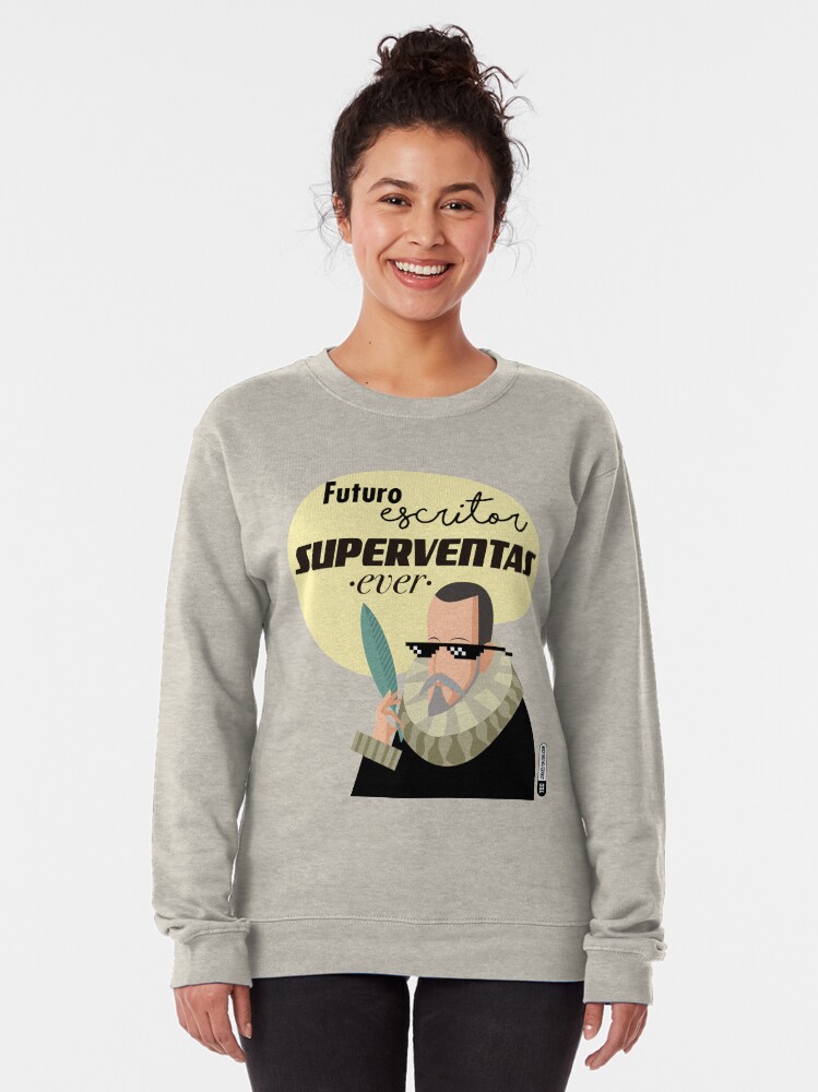 Vista alternativa de Sudadera sin capucha Futuro escritor superventas ever