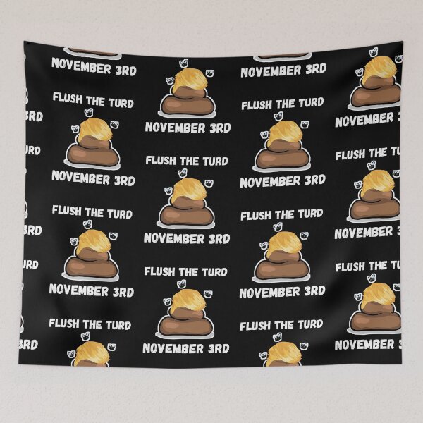 Item preview, Flush the turd november 3rd designed and sold by Designhub14.