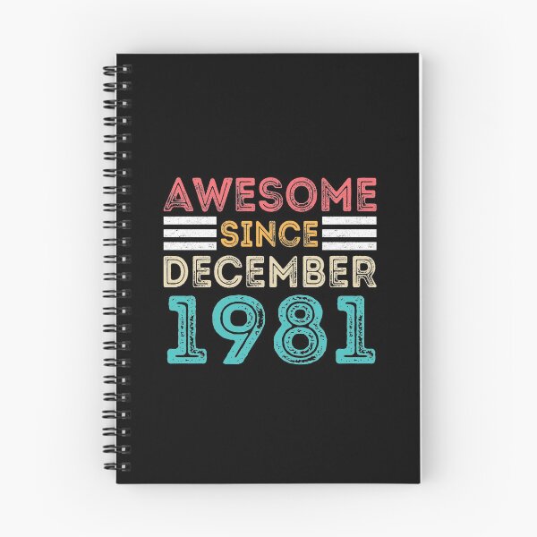 Item preview, Retro Vintage 39th Birthday - Awesome Since December 1981 designed and sold by meedTee.