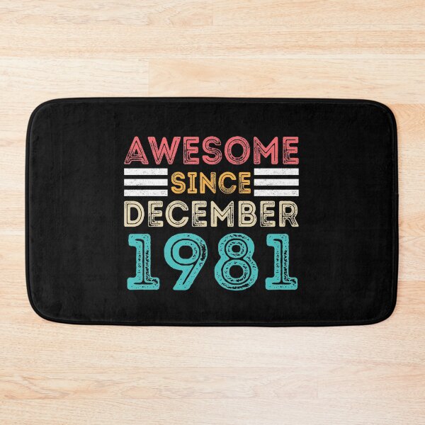 Item preview, Retro Vintage 39th Birthday - Awesome Since December 1981 designed and sold by meedTee.