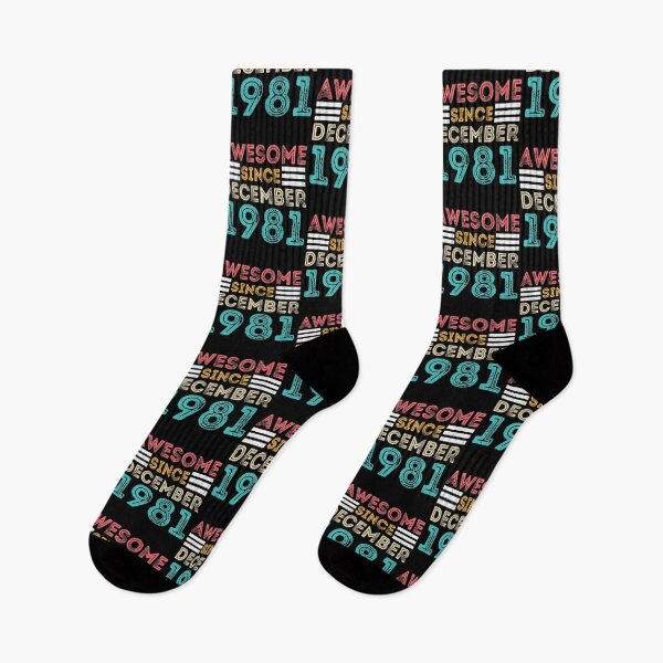 Item preview, Retro Vintage 39th Birthday - Awesome Since December 1981 designed and sold by meedTee.