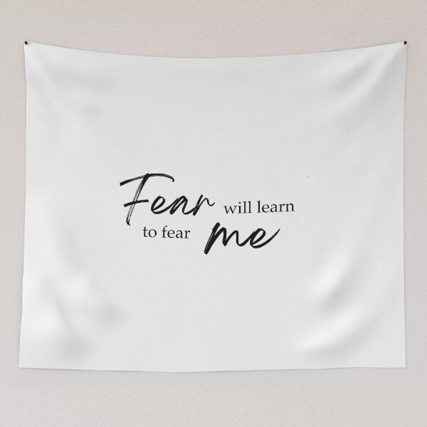 Item preview, Shatter Me "Fear will learn to fear me" designed and sold by Martina Conti.