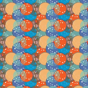 Artwork thumbnail, Water Polo Pattern by RoxanneG