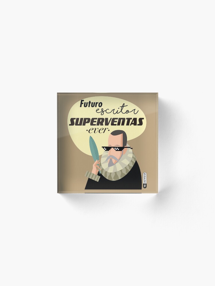 Vista alternativa de Bloque acrílico Futuro escritor superventas ever