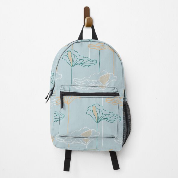 Item preview, Drawing of lotus leaves in a modern style designed and sold by MarinaVinnik.